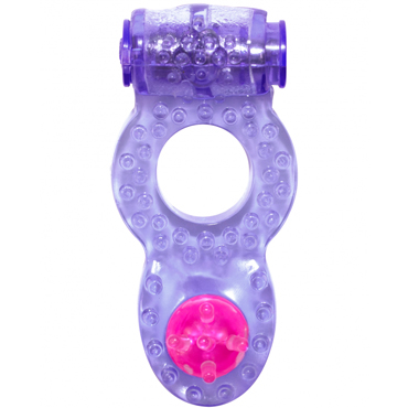 Lola Toys Rings Ringer, фиолетовое, Эрекционное кольцо с вибрацией
