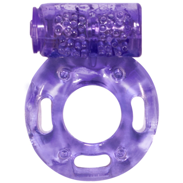 Lola Toys Rings Axle-pin, фиолетовое, Эрекционное кольцо с вибрацией