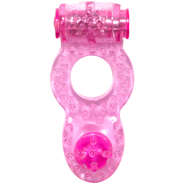 Lola Toys Rings Ringer, розовое, Эрекционное кольцо с вибрацией