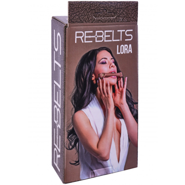 Rebelts Lora, коричневый - Кляп-трензель - купить в секс шопе
