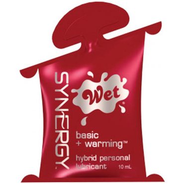 Wet Synergy Warming, 10 мл, Лубрикант на водно-силиконовой основе с согревающим эффектом
