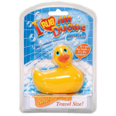 Bigteaze Toys I Rub My Duckie, желтый, Вибратор в форме утенка компактного размера