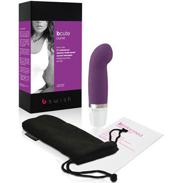 Bswish bCute Curve, фиолетовый - Минивибратор для точки G - купить в секс шопе