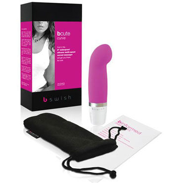Bswish bCute Curve, розовый - Минивибратор для точки G - купить в секс шопе