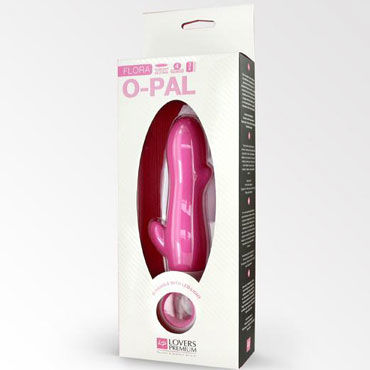 LoversPremium O-Pal Flora, розовый - Вибратор, со стимуляцией клитора - купить в секс шопе