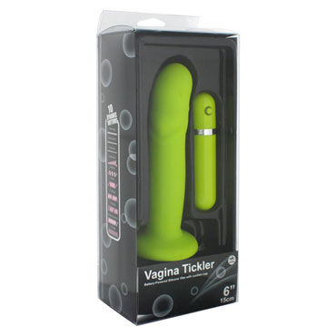 NMC Vagina Tickler Twist, зеленый, Вибратор стимулирующий точку G