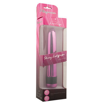 PlayHouse Shiny Ladyfinger, розовый - Вибратор компактного размера - купить в секс шопе