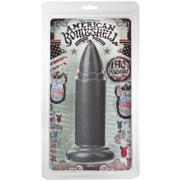 Doc Johnson American Bombshell B-10 Missile - Анальная втулка в форме ракеты - купить в секс шопе