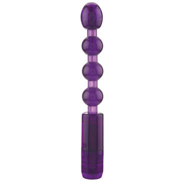 Pipedream Waterproof Flexible Anal Beads, фиолетовый - фото, отзывы