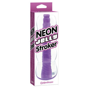 Pipedream Neon Jelly Stroker, фиолетовый - фото, отзывы