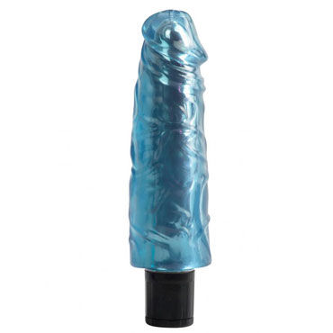 Pipedream Jelly Gems 11, синий, Супермягкий вибратор