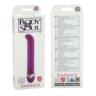 California Exotic Body & Soul Embrace, розовый - Вибратор для стимуляции точки G небольшого размера - купить в секс шопе