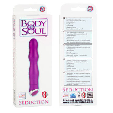 California Exotic Body & Soul Seduction, розовый - Вибратор рельефной формы - купить в секс шопе