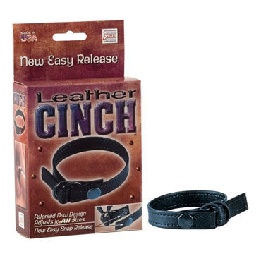 California Exotic Leather Cinch, Кожаная утяжка на пенис