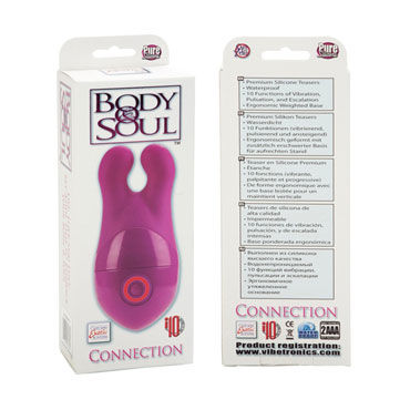 California Exotic Body & Soul Connection, розовый - Клиторальный вибромассажер - купить в секс шопе