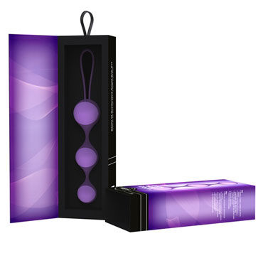 Jopen Key Stella III, фиолетовые, Три вагинальных шарика на гибкой сцепке и другие товары Jopen с фото