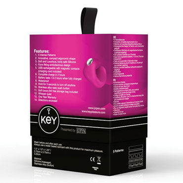 Jopen Key Pyxis, розовый - Вибростимулятор на палец - купить в секс шопе