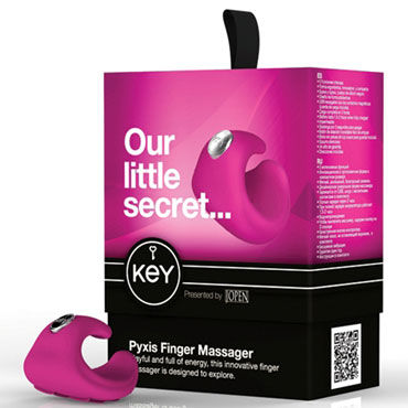 Jopen Key Pyxis, розовый, Вибростимулятор на палец