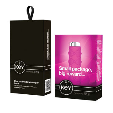Новинка раздела Секс игрушки - Jopen Key Charms Petite Massager Lace, розовый