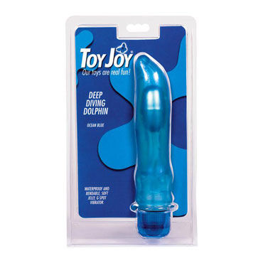 Toy Joy Deep Diving Dolphin Vibrator, голубой - фото, отзывы