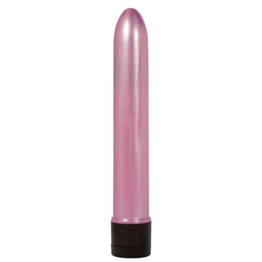 Toy Joy Retro Ultra Slimline, розовый, Гладкий классический вибратор