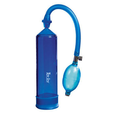Toy Joy Power Pump, синяя, Мужская вакуумная помпа