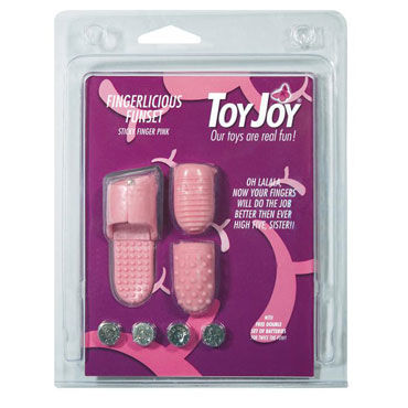 Toy Joy Fingerlicious Funset, розовая - фото, отзывы