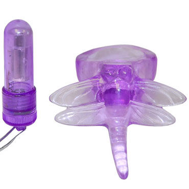 Toy Joy Jungle Ring, фиолетовый, Эрекционное кольцо со стимулятором клитора