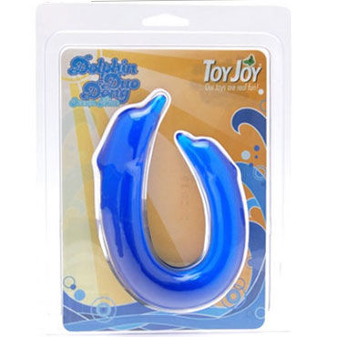 Toy Joy Dolphin Duo Dong, синий - фото, отзывы