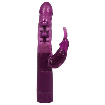 Toy Joy Bunny On A Budget Smooth, фиолетовый, Многофункциональный вибратор
