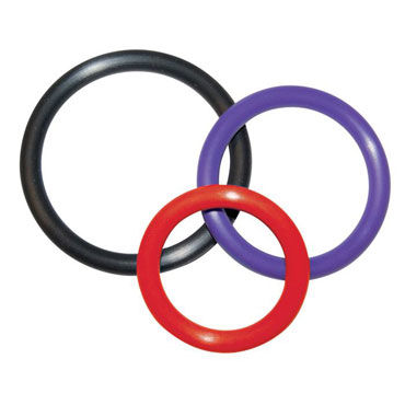 Toy Joy Triple Rings, Набор из трех разноцветных колец