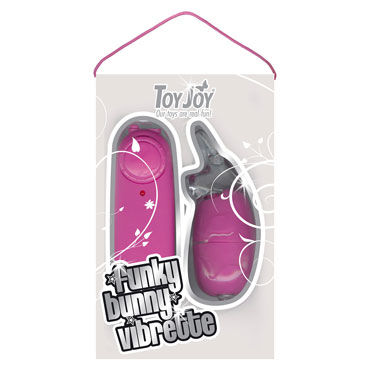 Toy Joy Funky Bunny Vibrette, темно-розовый - фото, отзывы