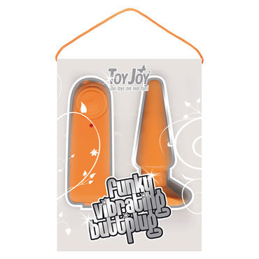 Toy Joy Funky Vibrating, оранжевая — фото 2