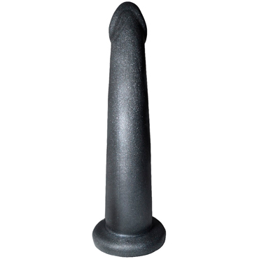 Биоклон LoveThing Platinum Bent 3, черная - Универсальная насадка для страпона - купить в секс шопе
