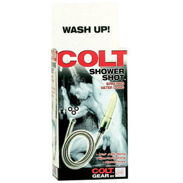 California Exotic Colt Shower Shot - Гигиенический душ с насадкой в форме пениса - купить в секс шопе