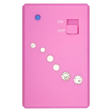 Toy Joy Crystal Mini Vibe, розовый - мини вибратор на дистанционном управлении - купить в секс шопе