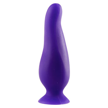 Taboom My Favorite Smooth Analplug, фиолетовая, Анальная втулка изогнутой формы