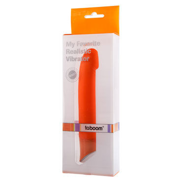Taboom My Favorite Realistic, оранжевый - Вибратор реалистичной формы - купить в секс шопе
