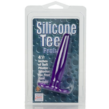 California Exotic Silicone Tee Probes, фиолетовая - Анальная силиконовая втулка - купить в секс шопе
