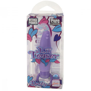 California Exotic Lil Teaser Dotty, фиолетовый - Минивибратор со стимулирующими пупырышками - купить в секс шопе