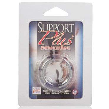 California Exotic Support Plus Enhancer Ring - Эрекционное кольцо с металлическими дугами - купить в секс шопе