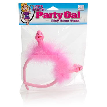 California Exotic Party Gal Play Time Tiara - Ободок на голову - купить в секс шопе