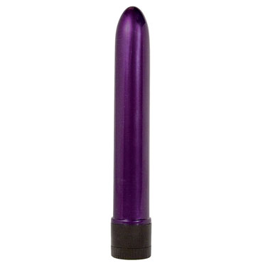 Toy Joy Retro Ultra Slimline, фиолетовый, Гладкий классический вибратор