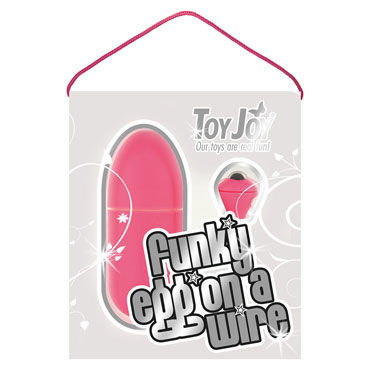 Toy Joy Funky Egg On A Wire, розовое - фото, отзывы