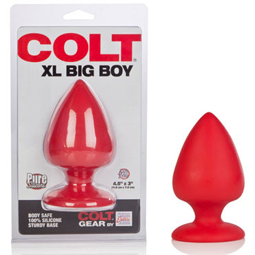California Exotic Colt XL Big Boy, красная, Огромная анальная пробка