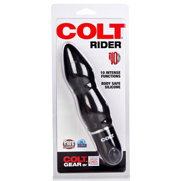 California Exotic Colt Rider, черный - Анальный вибратор, 10 функций - купить в секс шопе