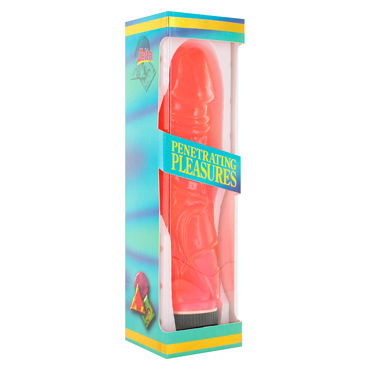 Seven Creations Penetrating Pleasures Jelly Vibrator, розовый - фото, отзывы