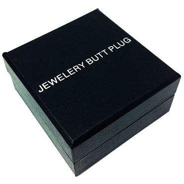 Anal Jewelry Plug Large Silver, рубиновый - фото, отзывы