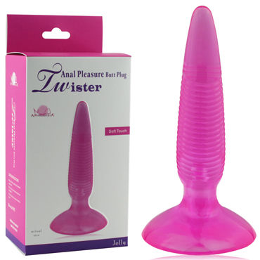 Howells Twister, розовый, Пробка для анальной стимуляции