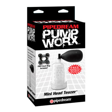 Pipedream Pump Worx Mini Head Teazer, Вакуумная помпа на головку